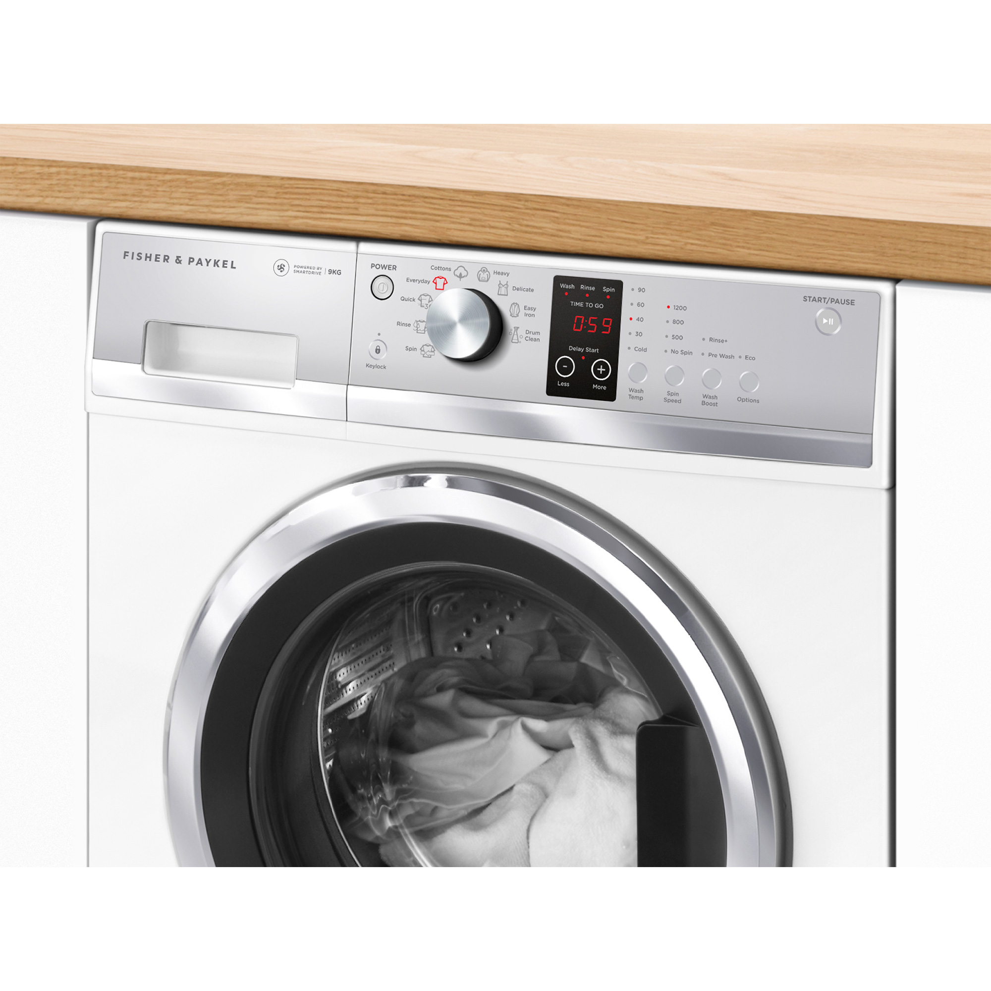 9kg Front Loader Washing Machine WH9060J3 Signature Appliances