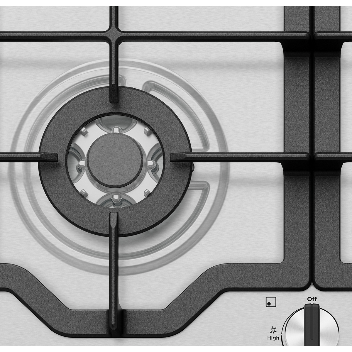 Westinghouse 60cm 4 Burner Gas Cooktop WHG644SC Signature Appliances