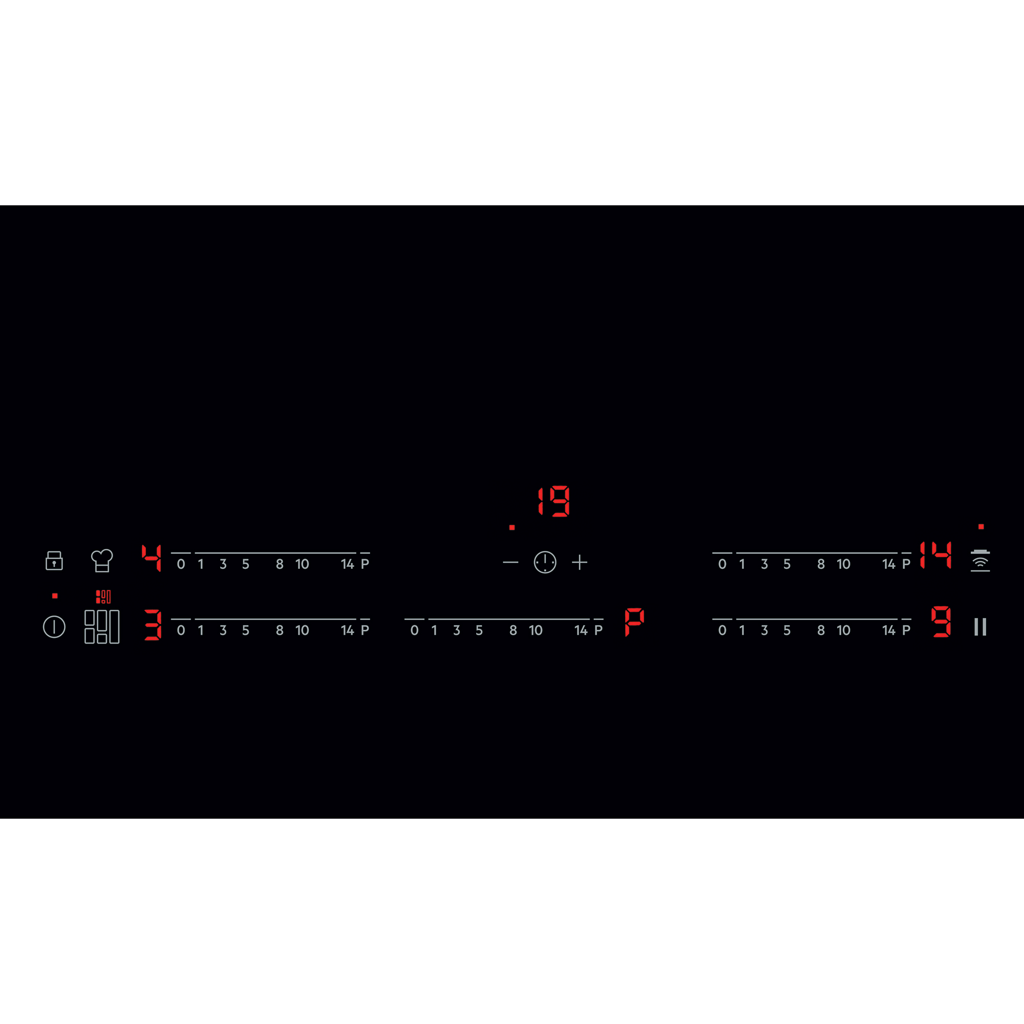 AEG 90cm 5 Zone Induction Cooktop With Procook & Flexibridge IKE95471FB