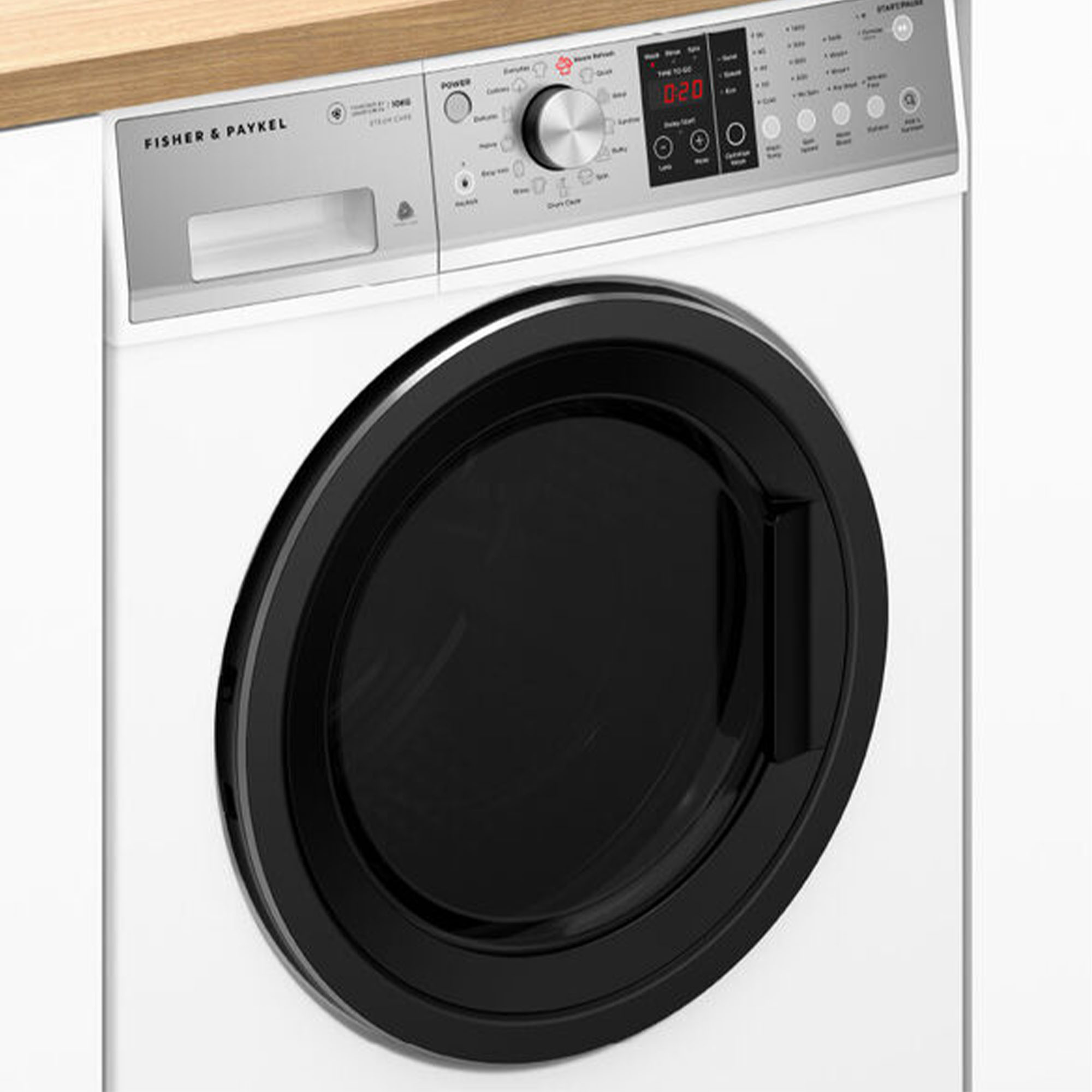 Fisher & Paykel Front Loader Washing Machine, 10kg, Steam Care WH1060P4 Signature Appliances