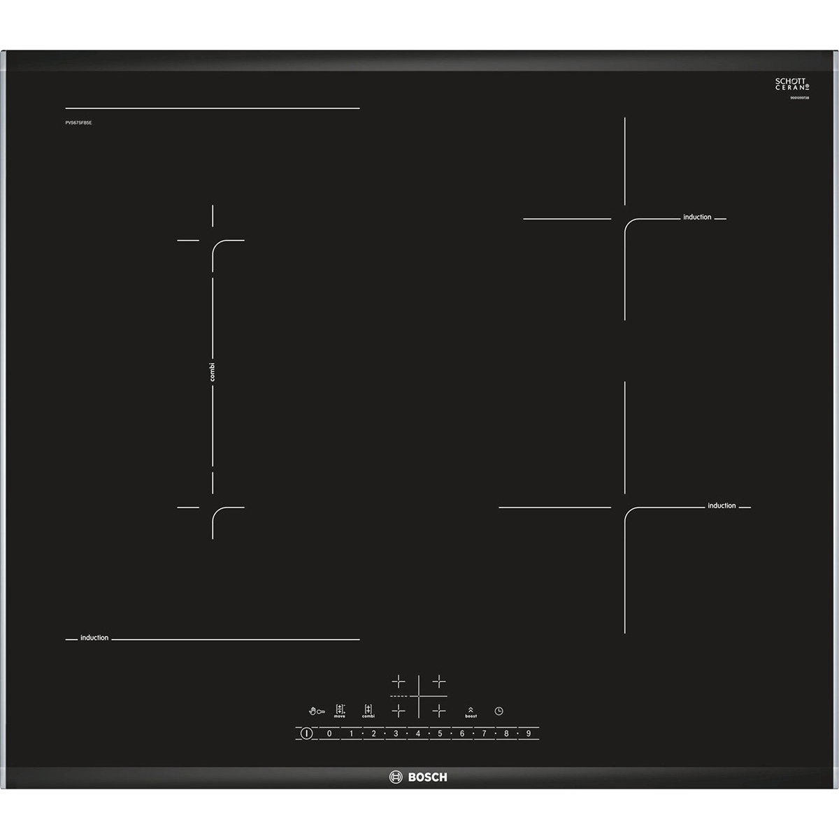 Bosch 60cm Induction Cooktop PVS675FB5E Signature Appliances