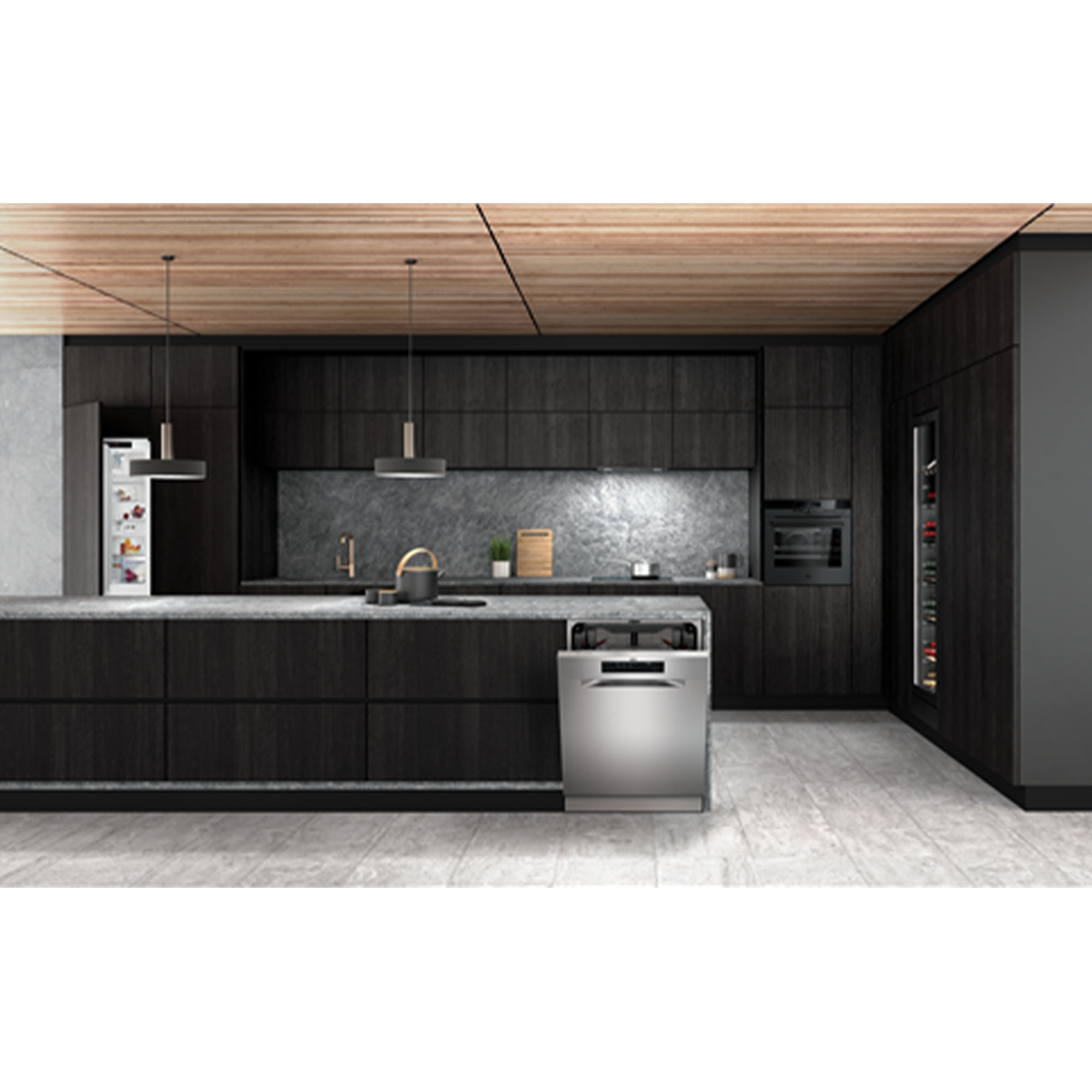 60cm Builtunder Stainless Steel Dishwasher FFE73600PM Signature