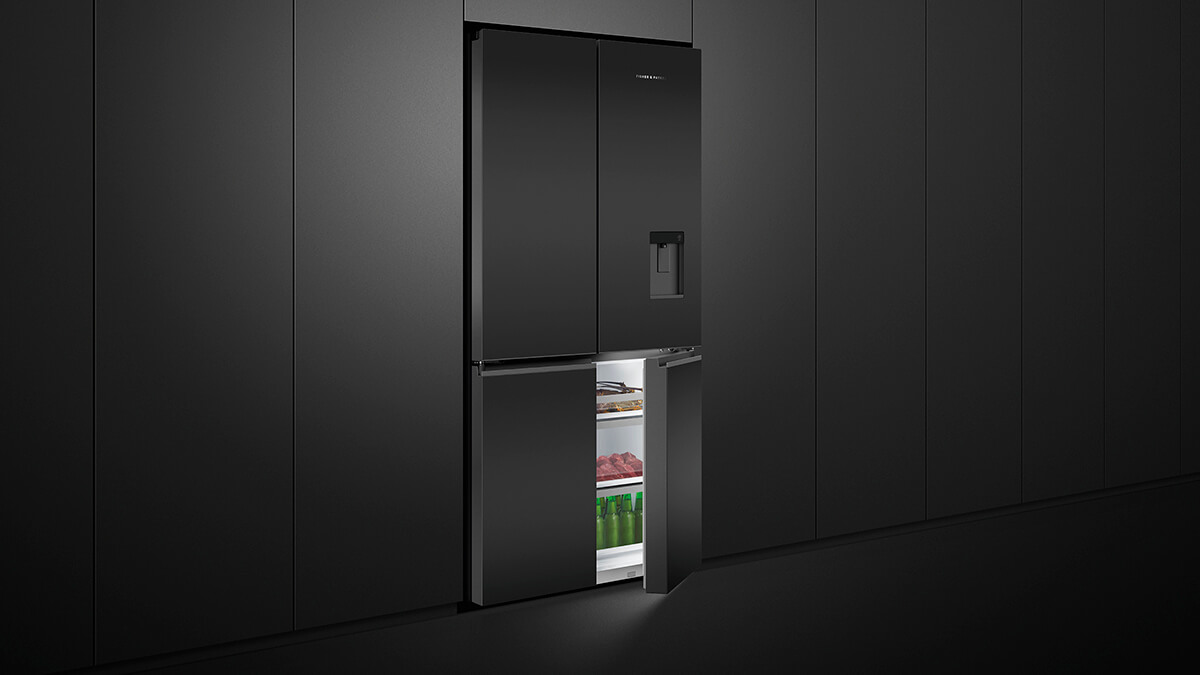 Fisher & Paykel Freestanding Quad Door Refrigerator Freezer, 90.5cm