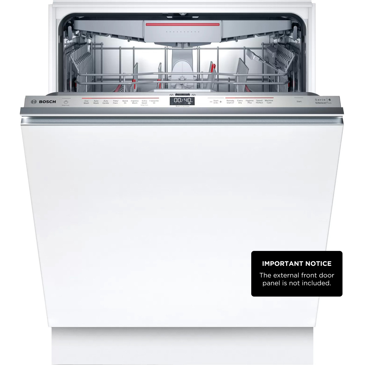 Bosch Serie 6 60cm FullyIntegrated Dishwasher SMV6HCX01A Signature