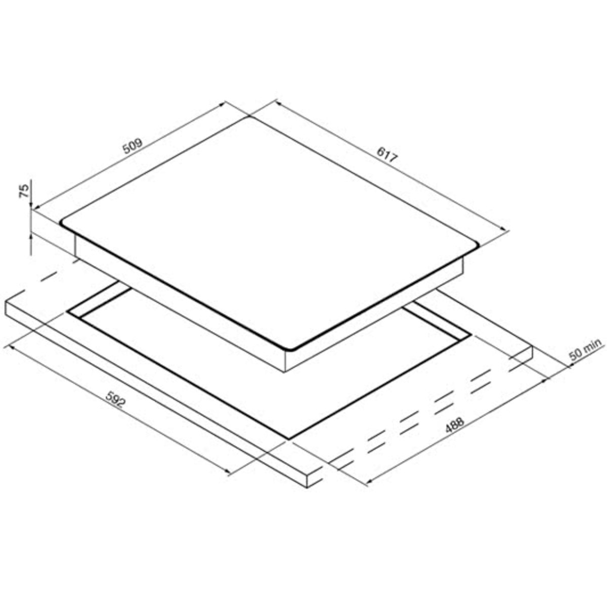 Smeg 60cm Gas Cooktop PGA64 Signature Appliances