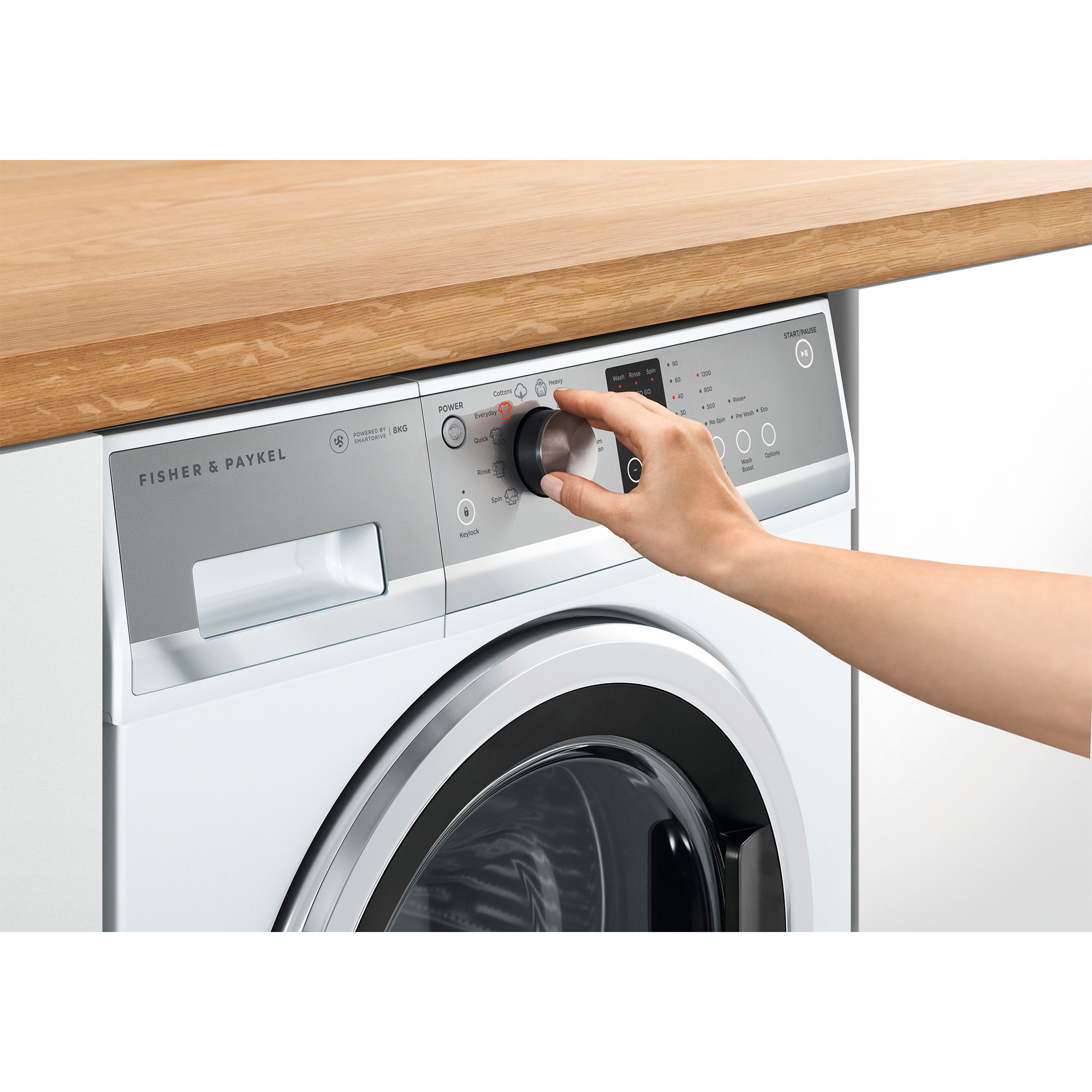 8kg Front Load Washer WH8060J3 Signature Appliances