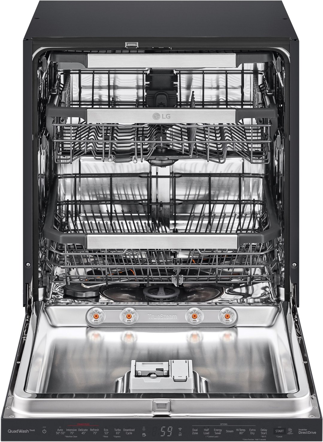 LG 15 Place QuadWash® Built-Under Dishwasher in Matte Black Finish XD3A25UMB