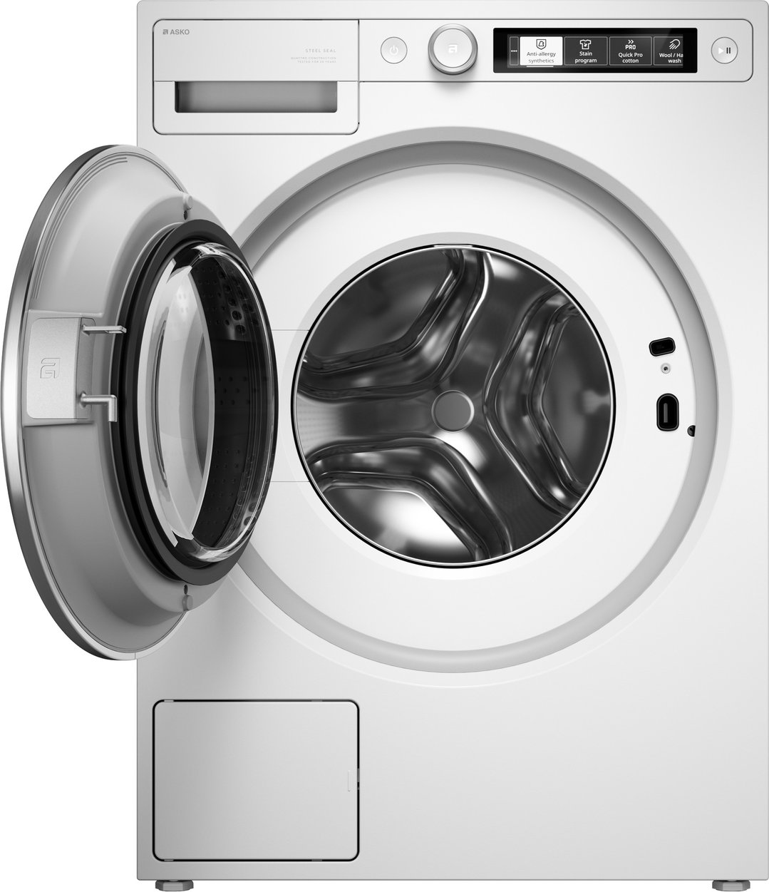 Asko 9kg Style Steel Seal™ Front Load Washing Machine - White W5096RLWAU