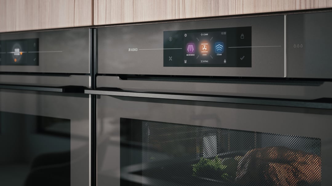 Asko Elements 45cm 5-in-1 Combi Steam Microwave Oven - Pearl Grey OCSM8478GG