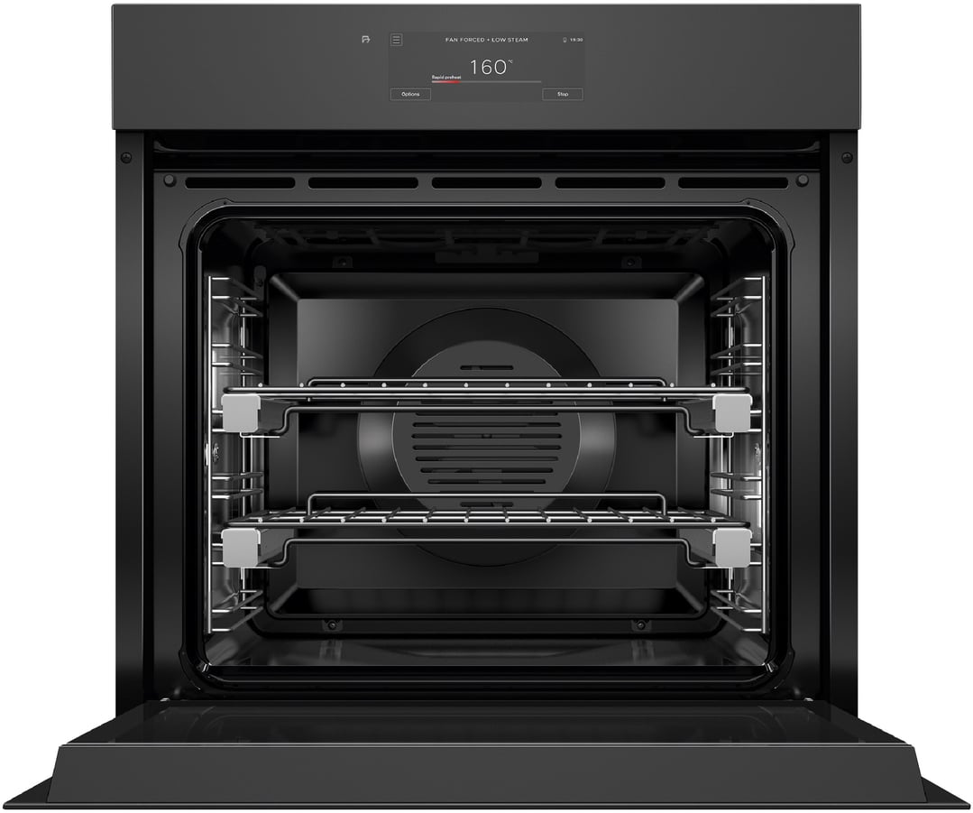 Fisher & Paykel 60cm Minimal Handleless Combi-Steam Oven, Black OS60SAMHUNB5