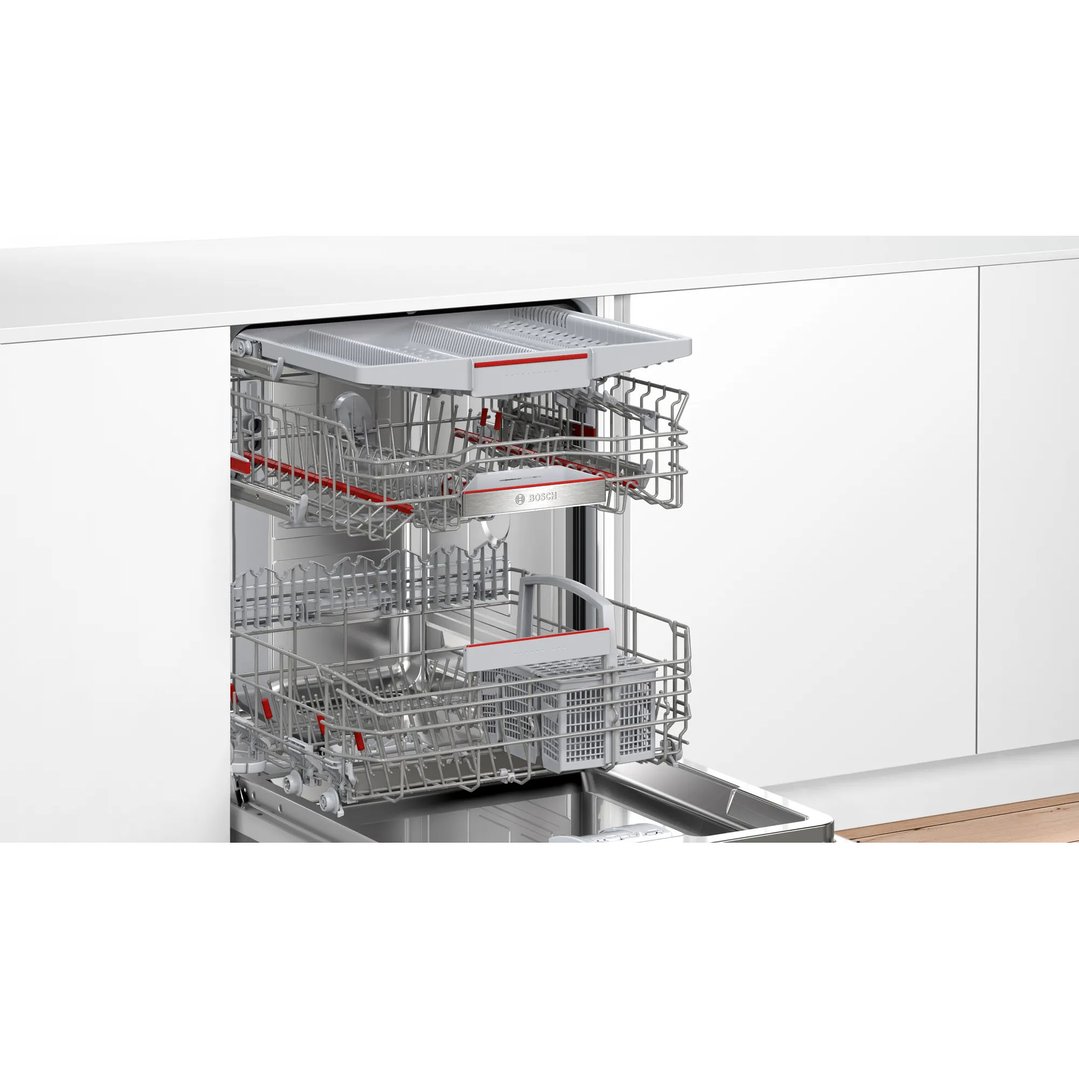 Bosch Series 6 built-under dishwasher 60 cm Black inox. SMP6HCB01A