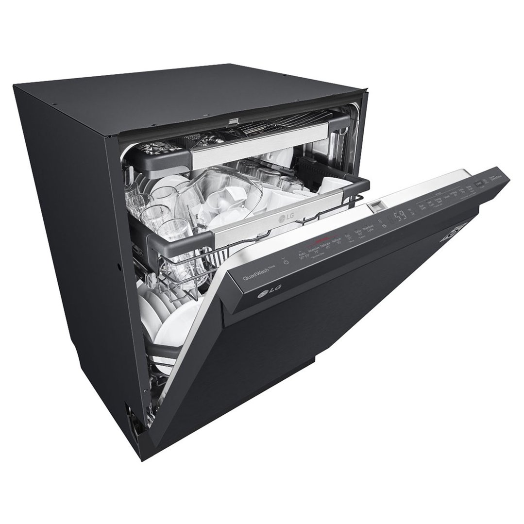 LG 15 Place QuadWash® Built-Under Dishwasher in Matte Black Finish XD3A25UMB