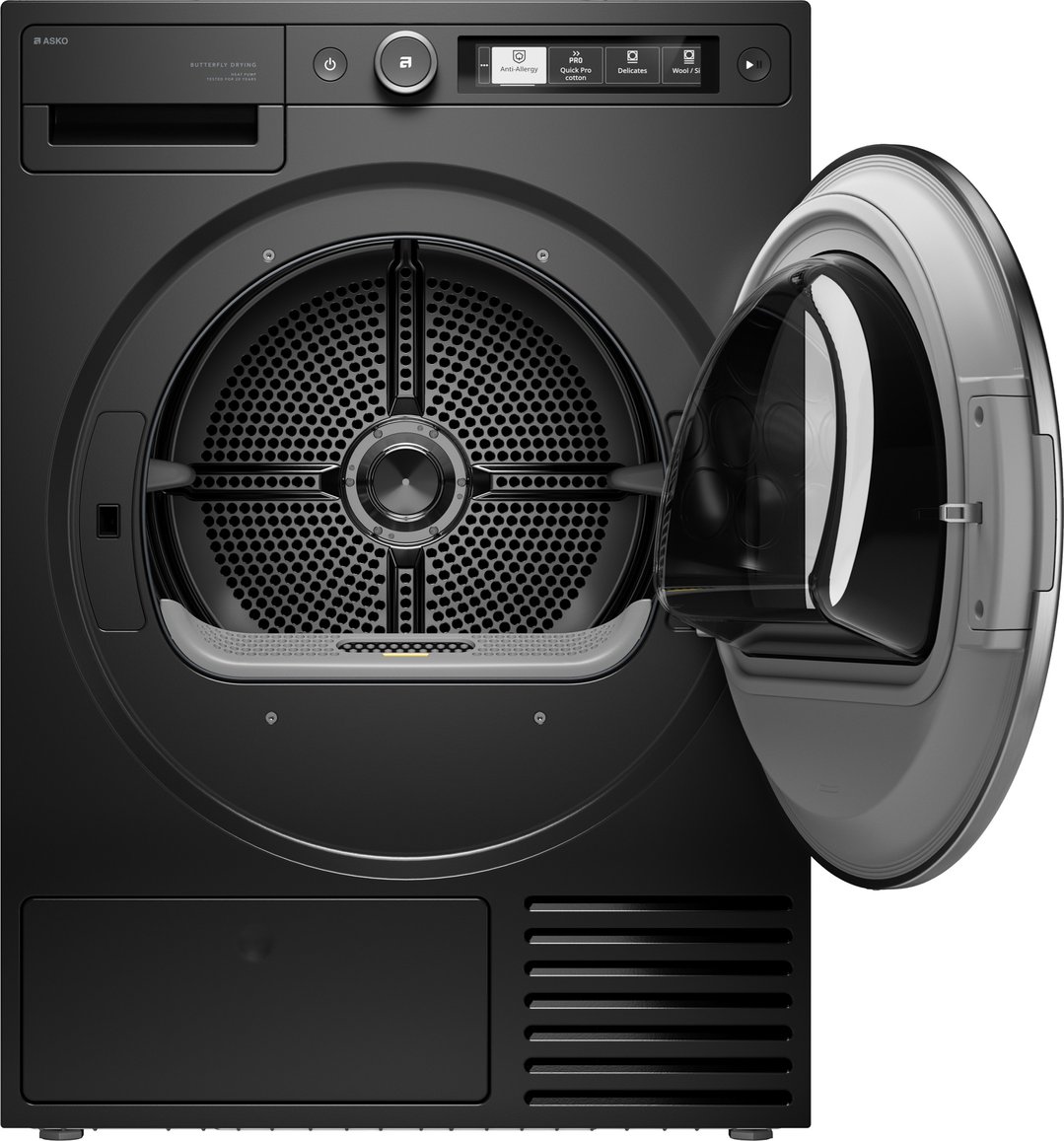 Asko 9kg Style Heat Pump Dryer - Graphite Black T509HPGAU