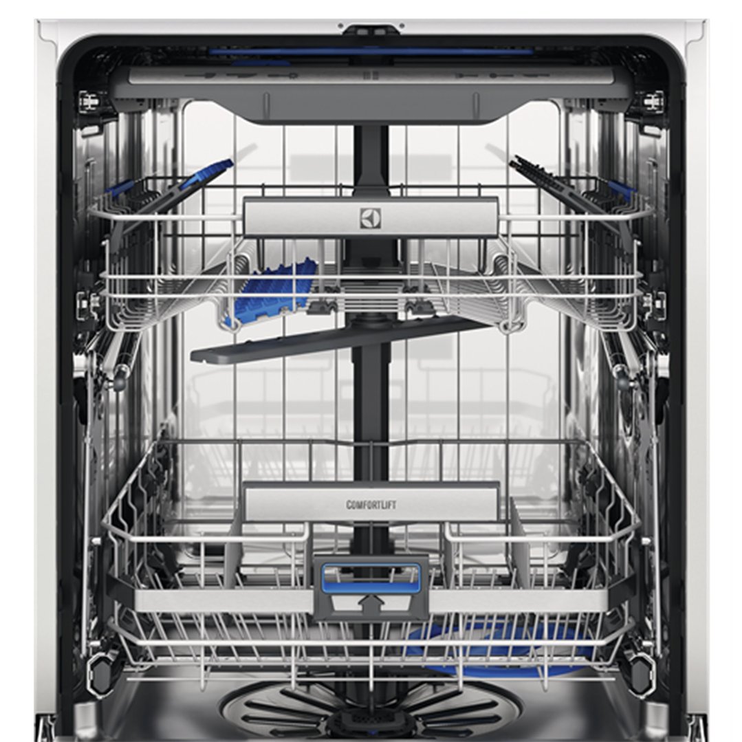 Electrolux 60cm built under dishwasher with ComfortLift - Stainless Steel ESF97400ROX