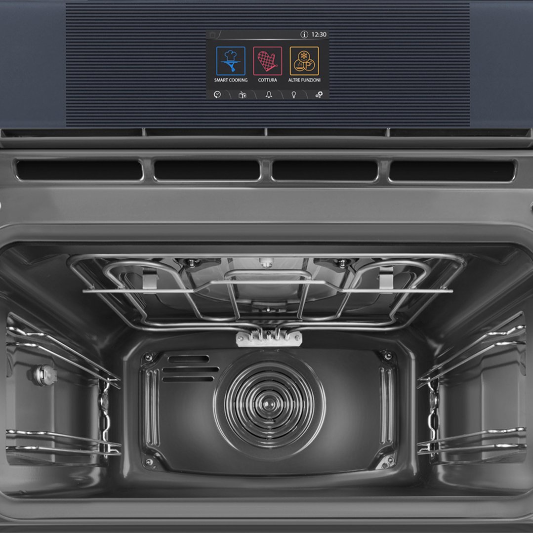 Smeg Linea Compact Omnichef Oven - Neptune Grey SO4104APG