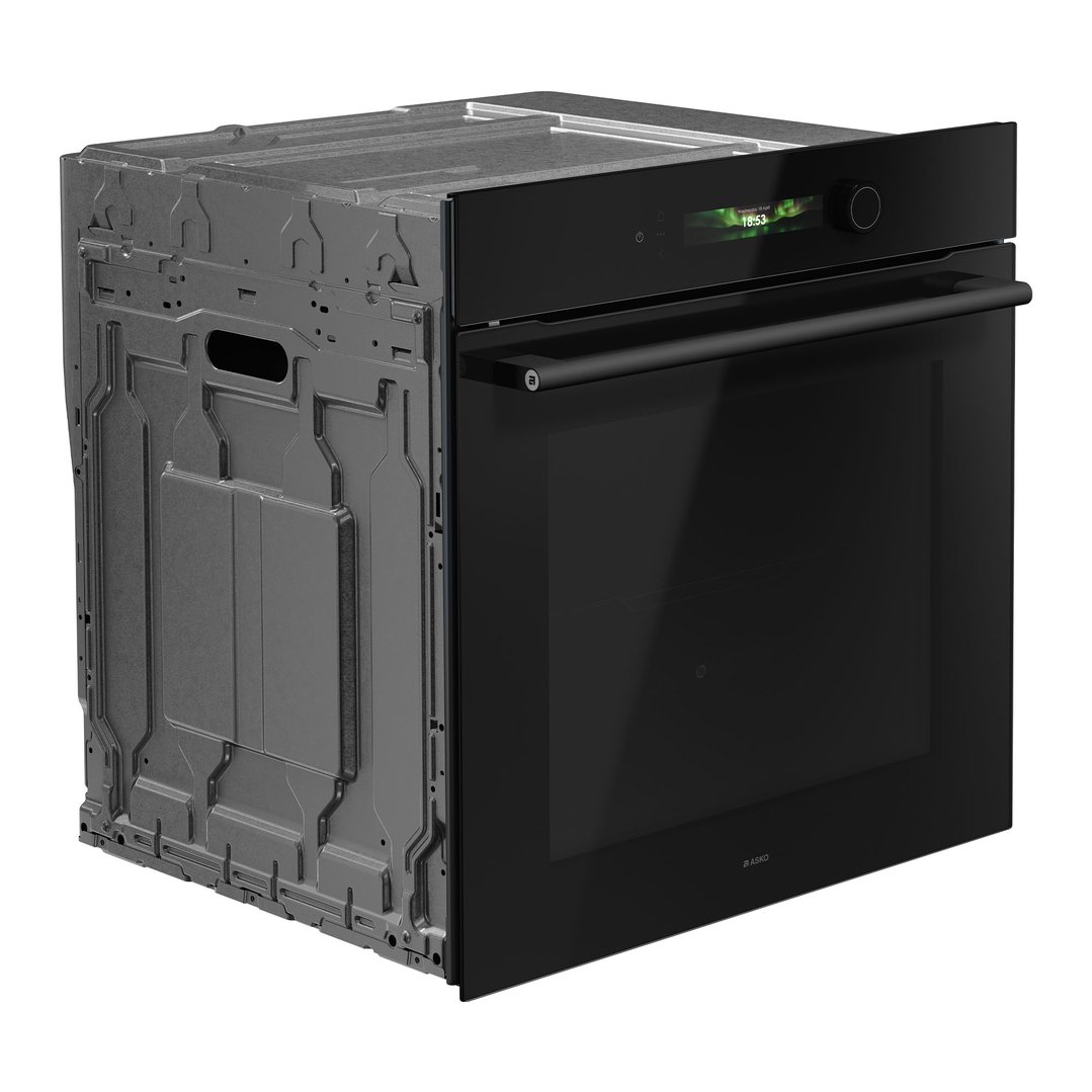 Asko Craft Glass 60cm Pyrolytic Oven - Black Glass OTP56BGH-AU