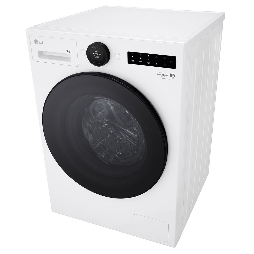 LG 9kg Series 10 White Front Load Washer WX10-1409W
