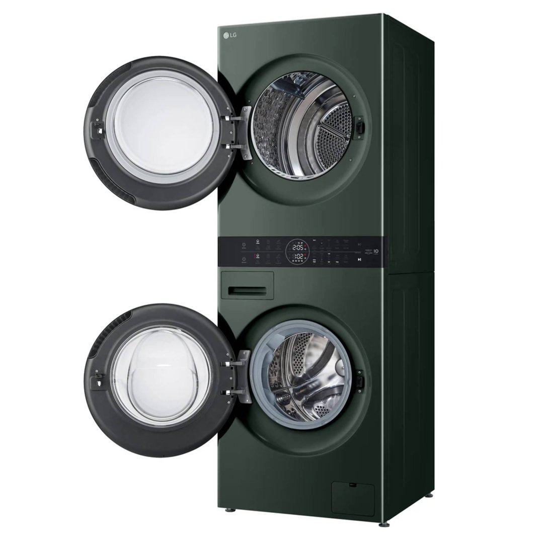 LG WashTower™ Compact All-In-One Stacked Washer Dryer - Forest Green WWT-1210FGX