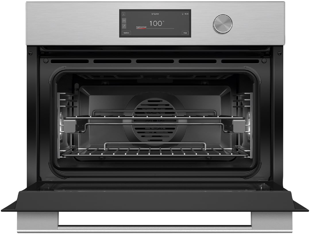 Fisher & Paykel 60cm Contemporary Compact Combi-Steam Oven, Brushed Silver OS60NACHUDX5