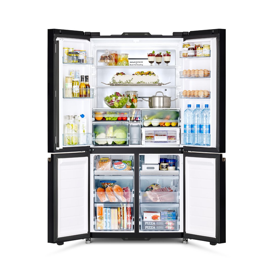 Hitachi 638L French Door Fridge - Mirror Glass RWB640VT0XMIR