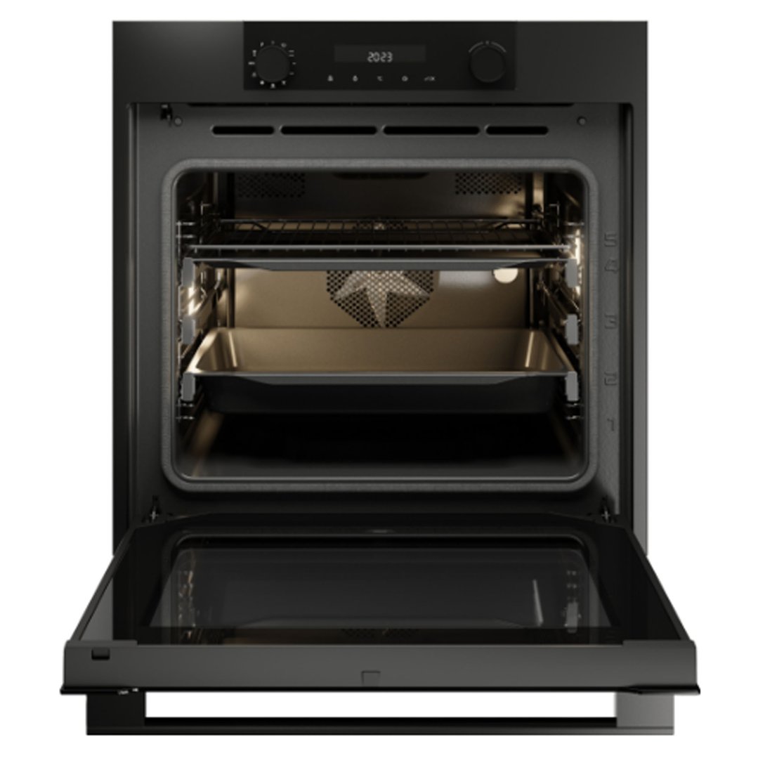 Asko 60cm Pyrolytic Craft BuiltIn Oven Graphite Black OP8637A1
