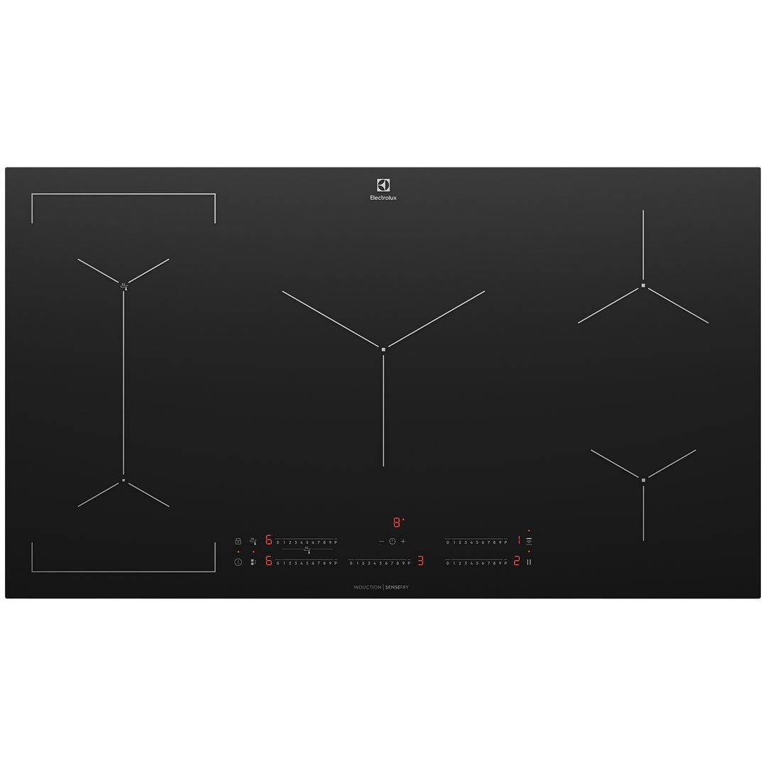Electrolux 90cm UltimateTaste 700 5 Zone Induction Cooktop EHI955BE