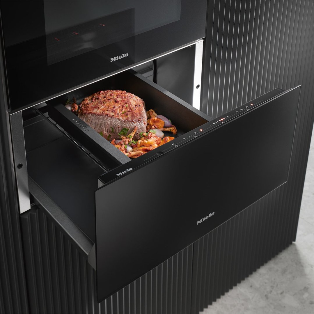 Miele Gourmet Warming Drawer Obsidian Black ESW7020OBSW