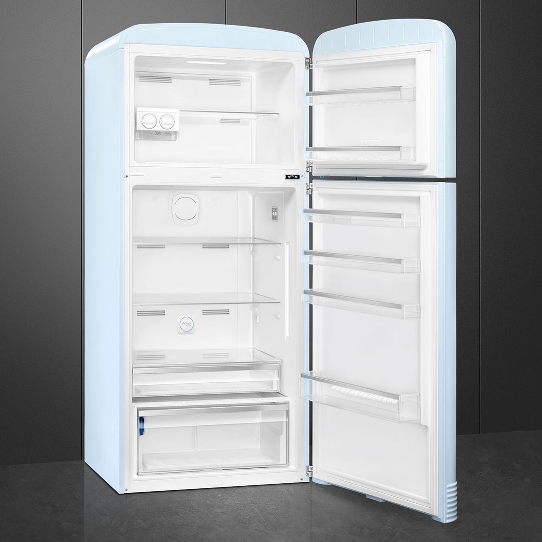 Smeg FAB 50 50’S Style Retro Refrigerator, Right Hand - Pastel Blue FAB50RPB5AU
