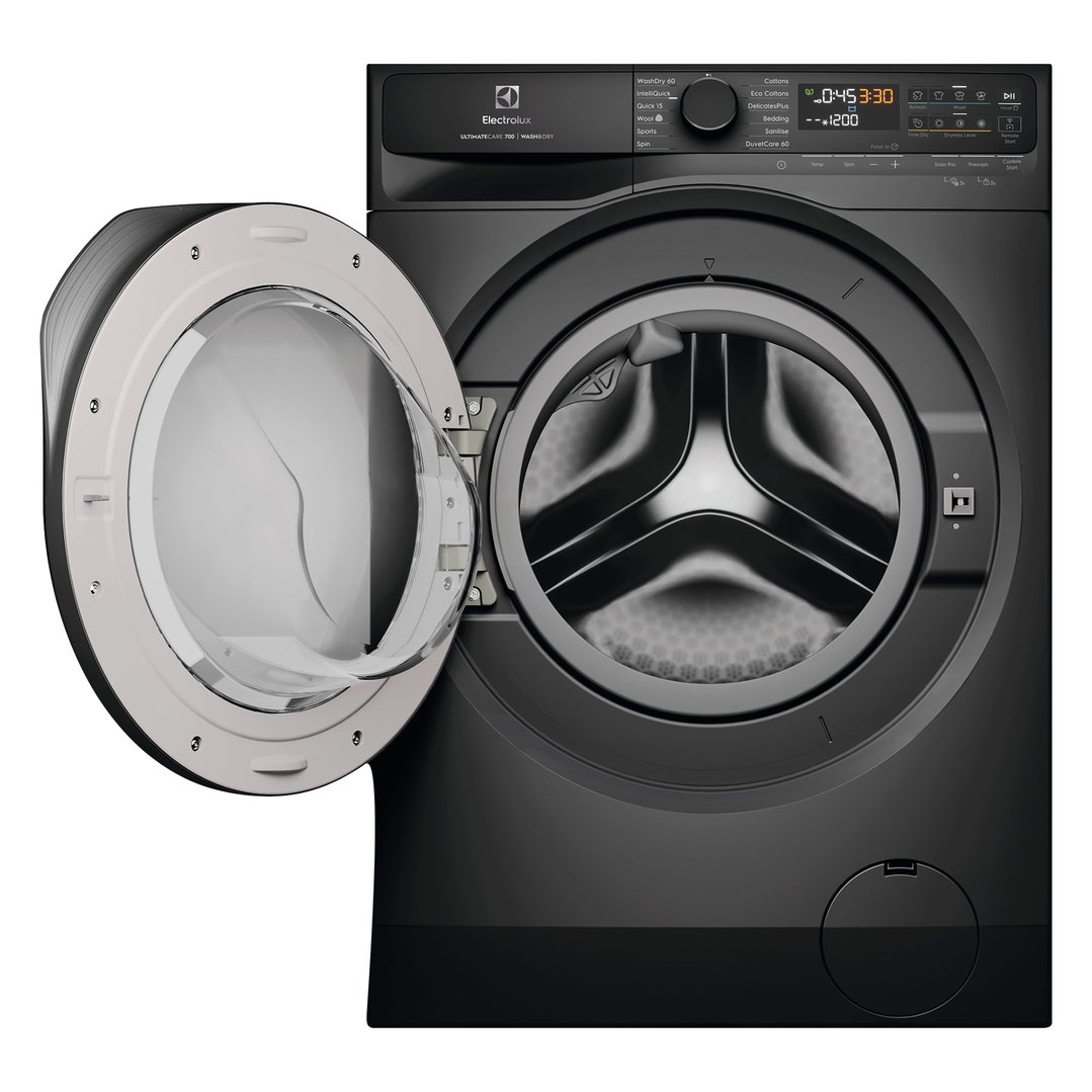 Electrolux 10kg UltimateCare 700 Front Load Washing Machine with 6kg Dryer Dark Onyx EWW1043R7SCS