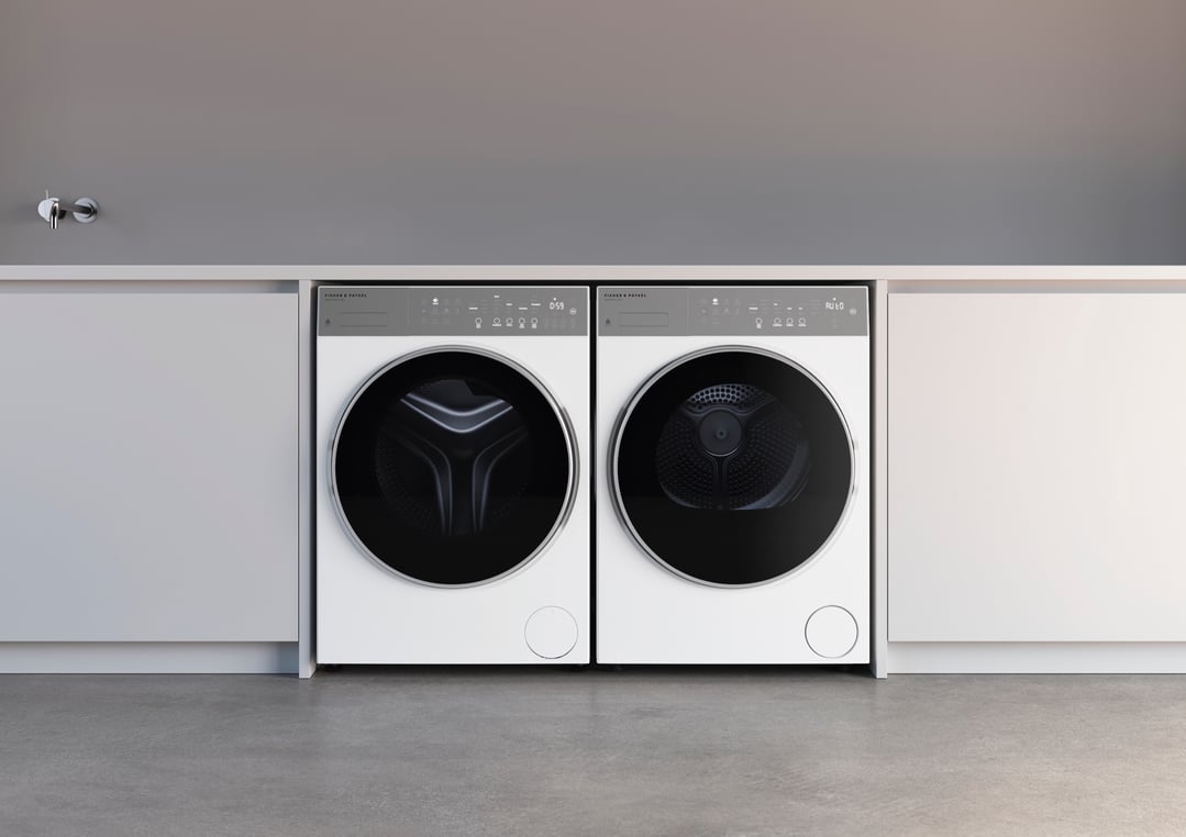 Fisher & Paykel 9kg Series 5 Contemporary Front Loader Washer - White WH9060P5