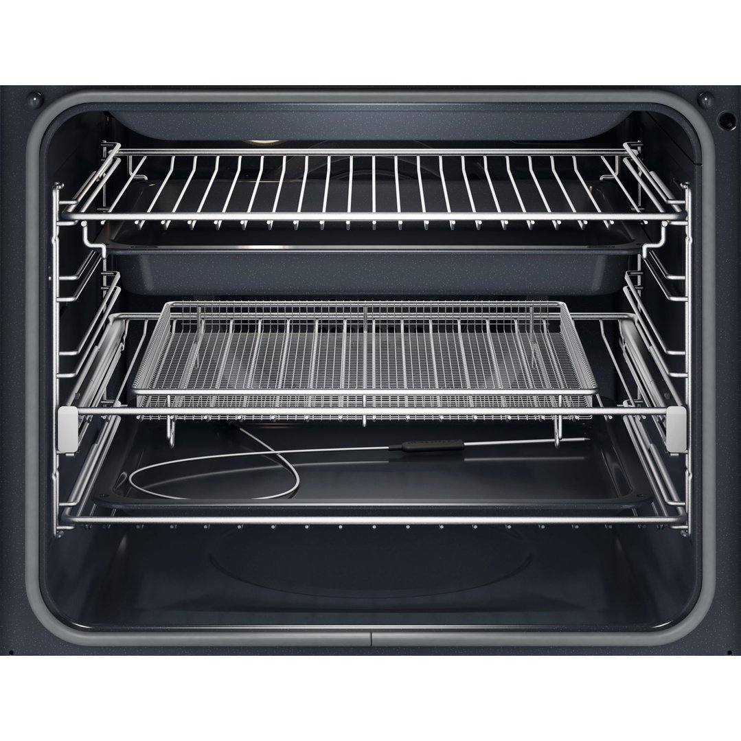 Electrolux 60cm Pyrolytic Oven with SteamBake and Food Probe, Black - 600 Series EVEP6616DF