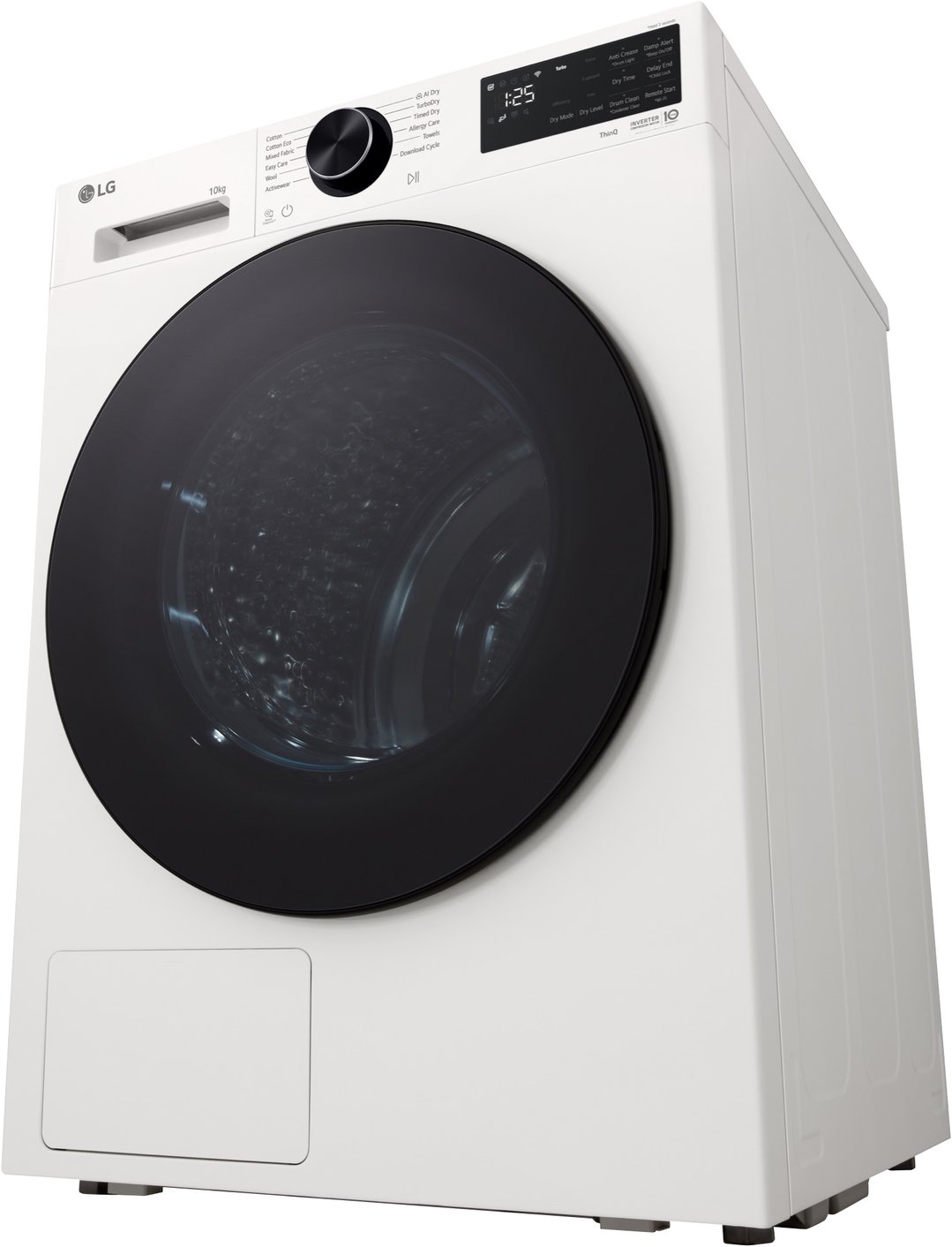 LG 10kg Series 3 AI Heat Pump Dryer - White DXH3-10W