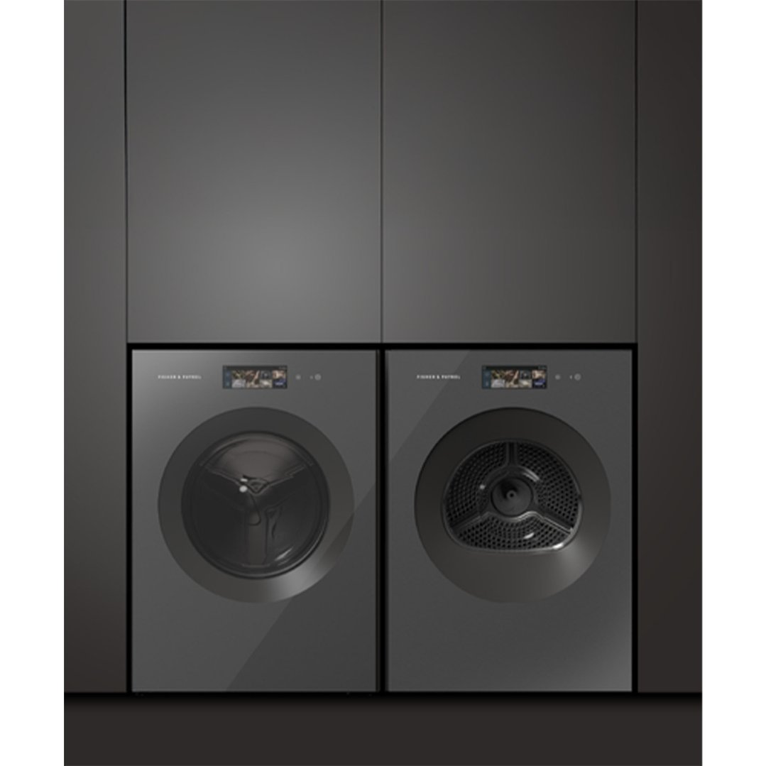 Fisher & Paykel 10kg Series 11, Minimal Heat Pump Dryer, Woolmark Blue, Grey Glass DH1060YZB5