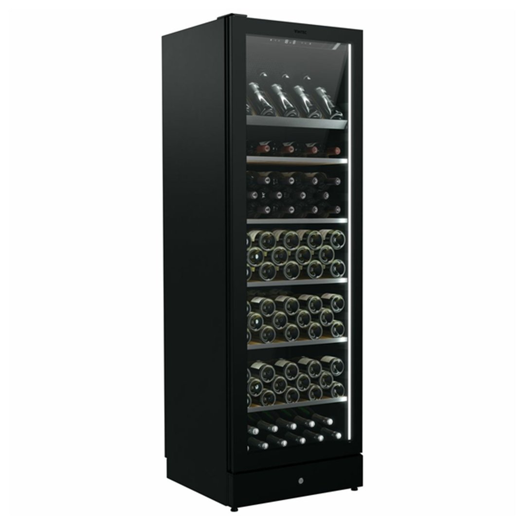 Vintec Premium 198 Bottle Wine Cabinet with Fixed Shelves - Right Hinge VWM198SBA-R