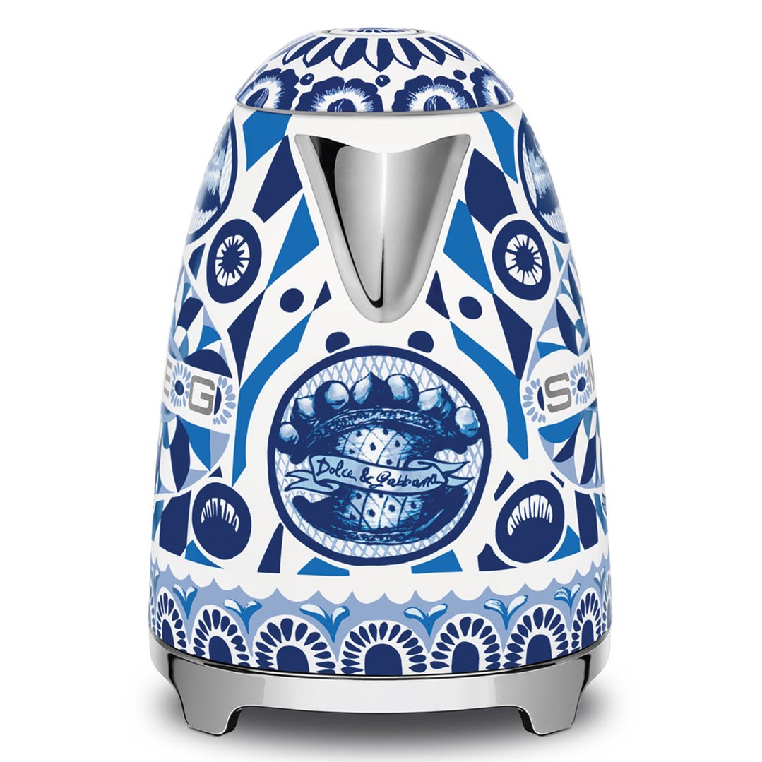 Smeg 50's Style Dolce & Gabbana Kettle - Blue Mediterraneo KLF03DGBAU