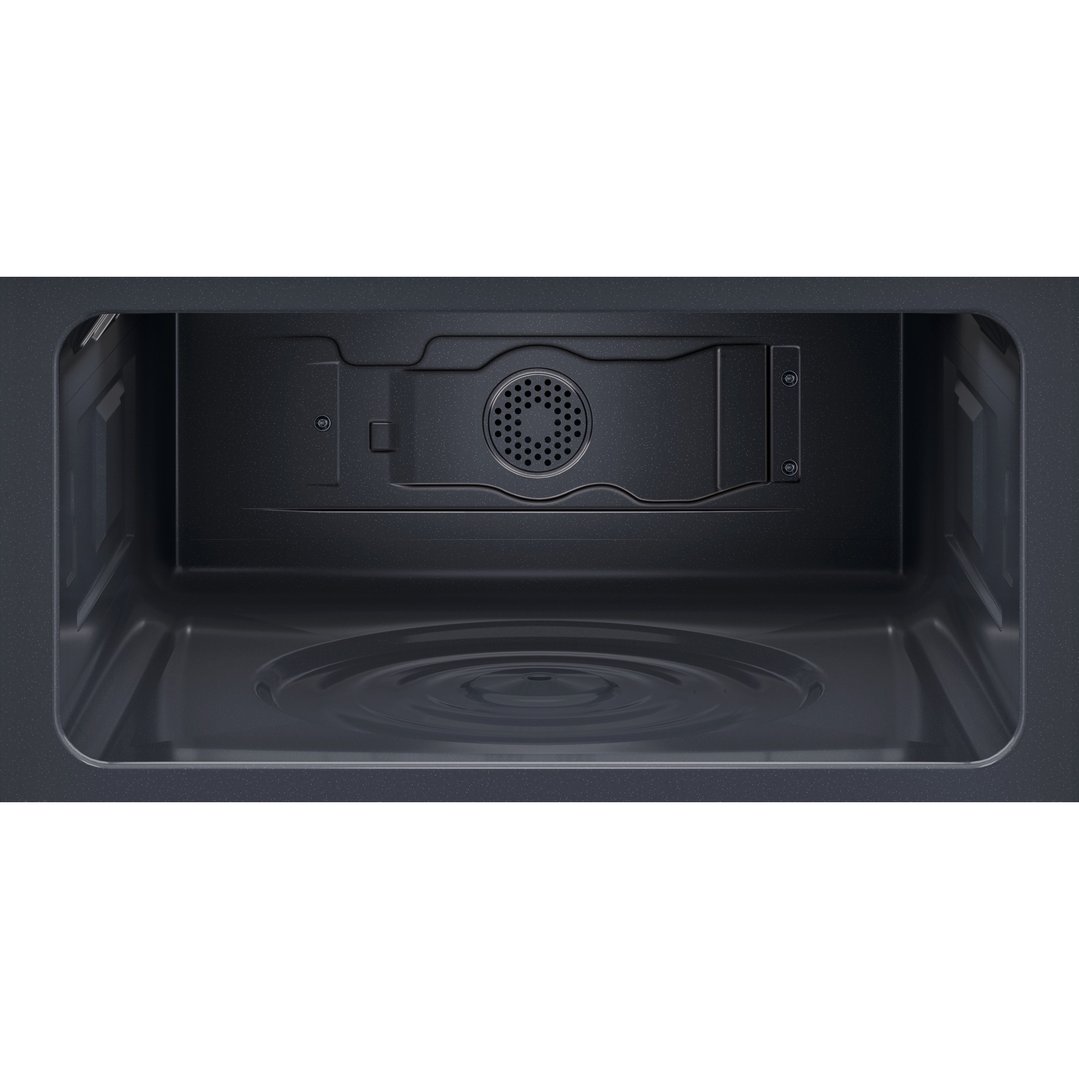 AEG 45cm Compact Combi Microwave Oven, Black with Stainless Steel Trim - 5000 Series OM5NB40BE