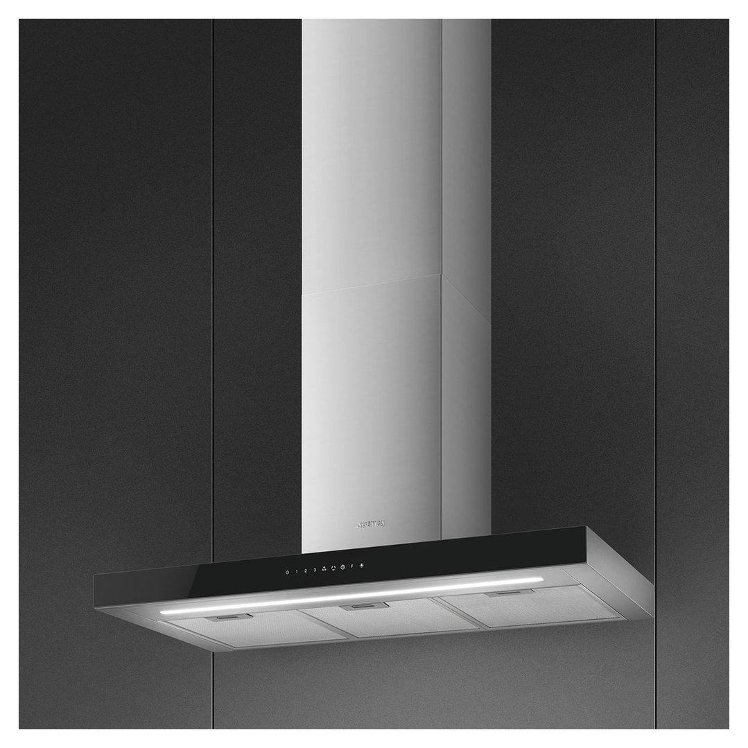 Smeg 90cm Canopy Rangehood KBT9L4VN
