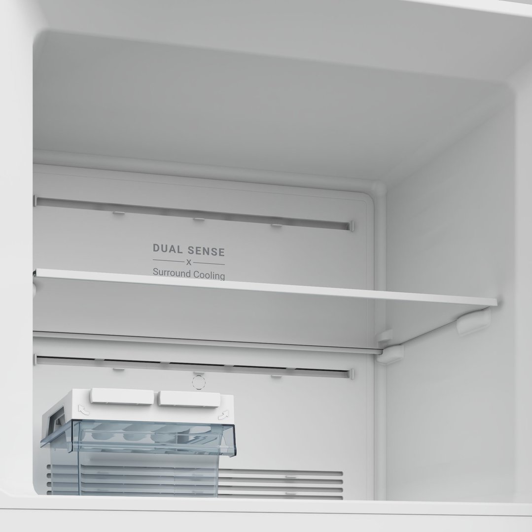 Hitachi 374L White Top Mount Fridge HRTN6408SPWHAU