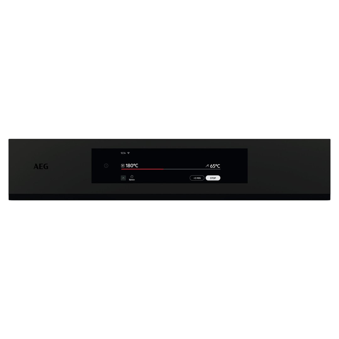 AEG 60cm Multifunction 21 Matte Black Sense Cook Oven NBT9P831AT