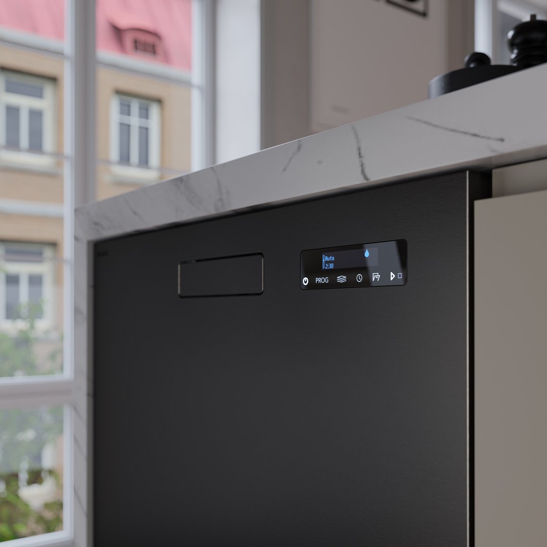 Asko 82cm Dishwasher BI 16pl Classic Black Steel DBI364IDBSAU