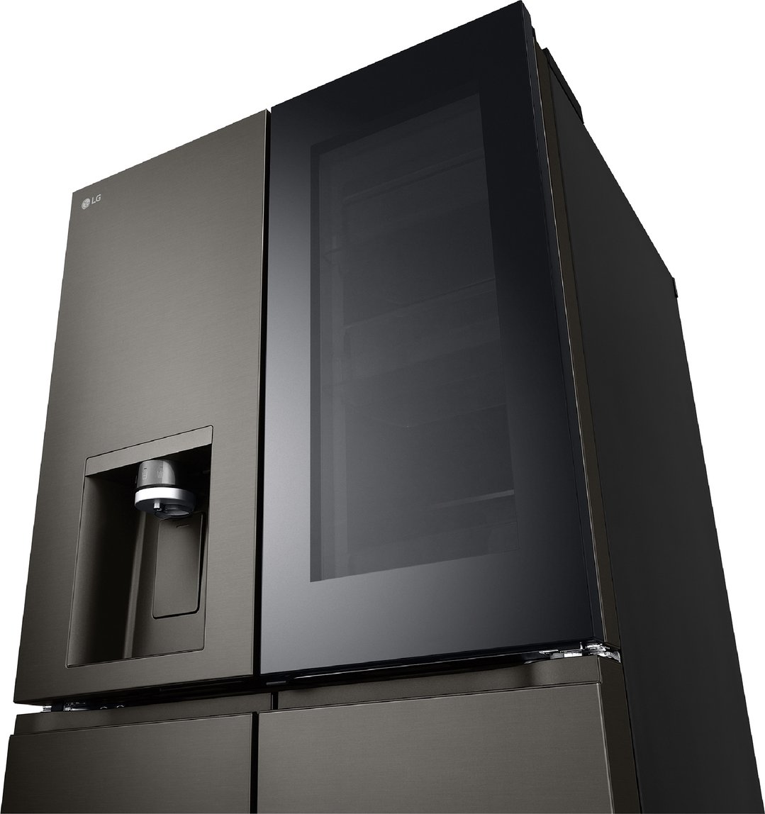 LG 642L French Door Fridge in Black Stainless Finish GF-V700BSLC