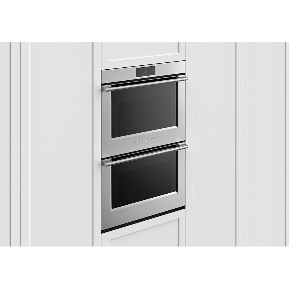 Fisher & Paykel Series 9 Double Oven, 76cm, 17 Function, Self-cleaning OB76DPPTX1