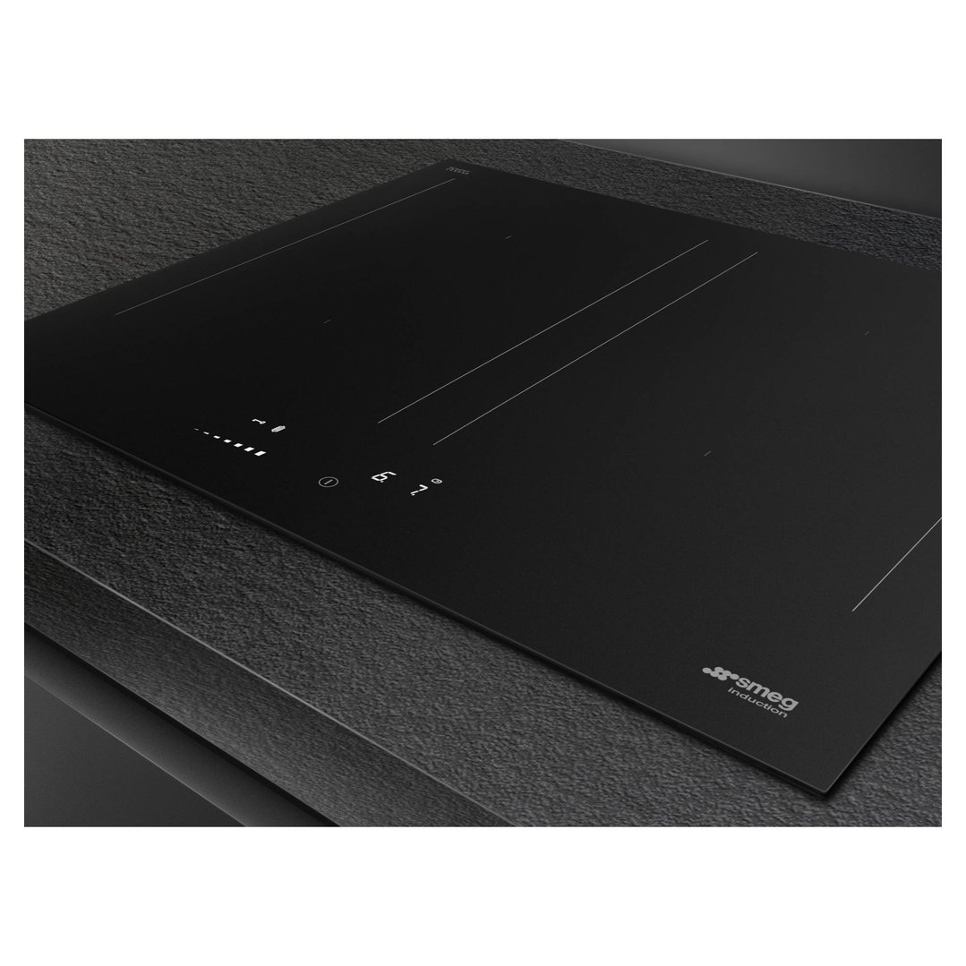 Smeg 60cm Classic Induction Cooktop with Autovent 2.0 - Matte Black SIM3644N