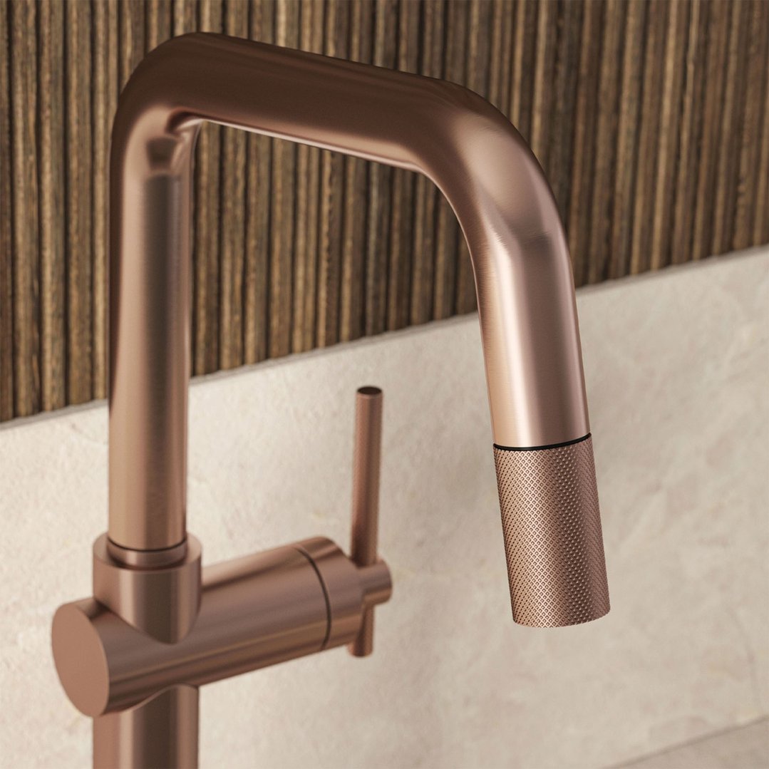 GESSI HABITO Pull-out Copper Brushed PVD 60652-708