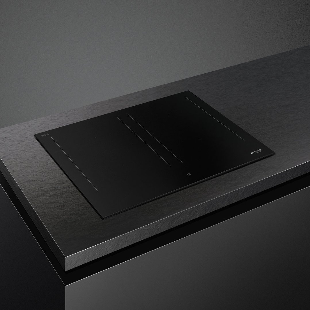 Smeg 60cm Classic Induction Cooktop with Autovent 2.0 - Matte Black SIM3644N