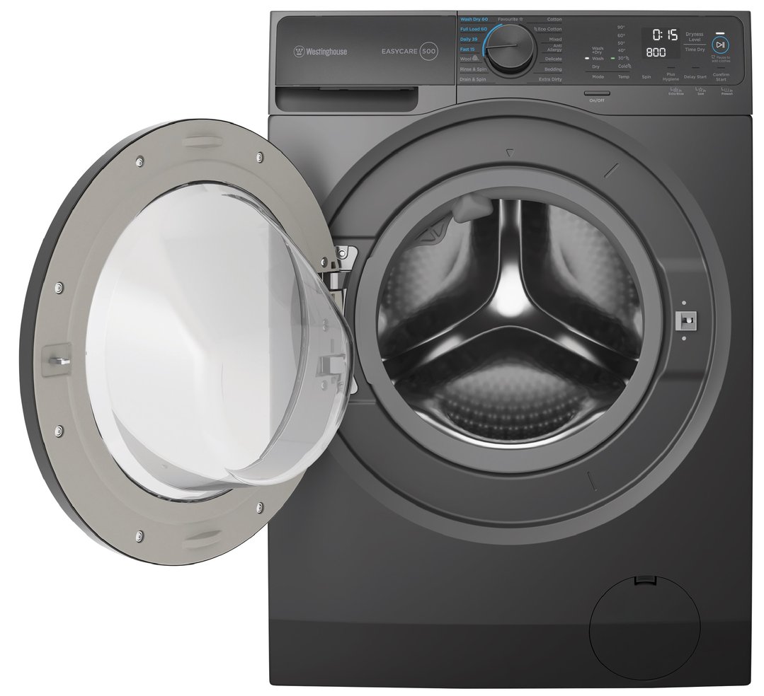 Westinghouse 9kg Front Load Washing Machine with 5kg Dryer Dark Onyx WWW9024M5SAS