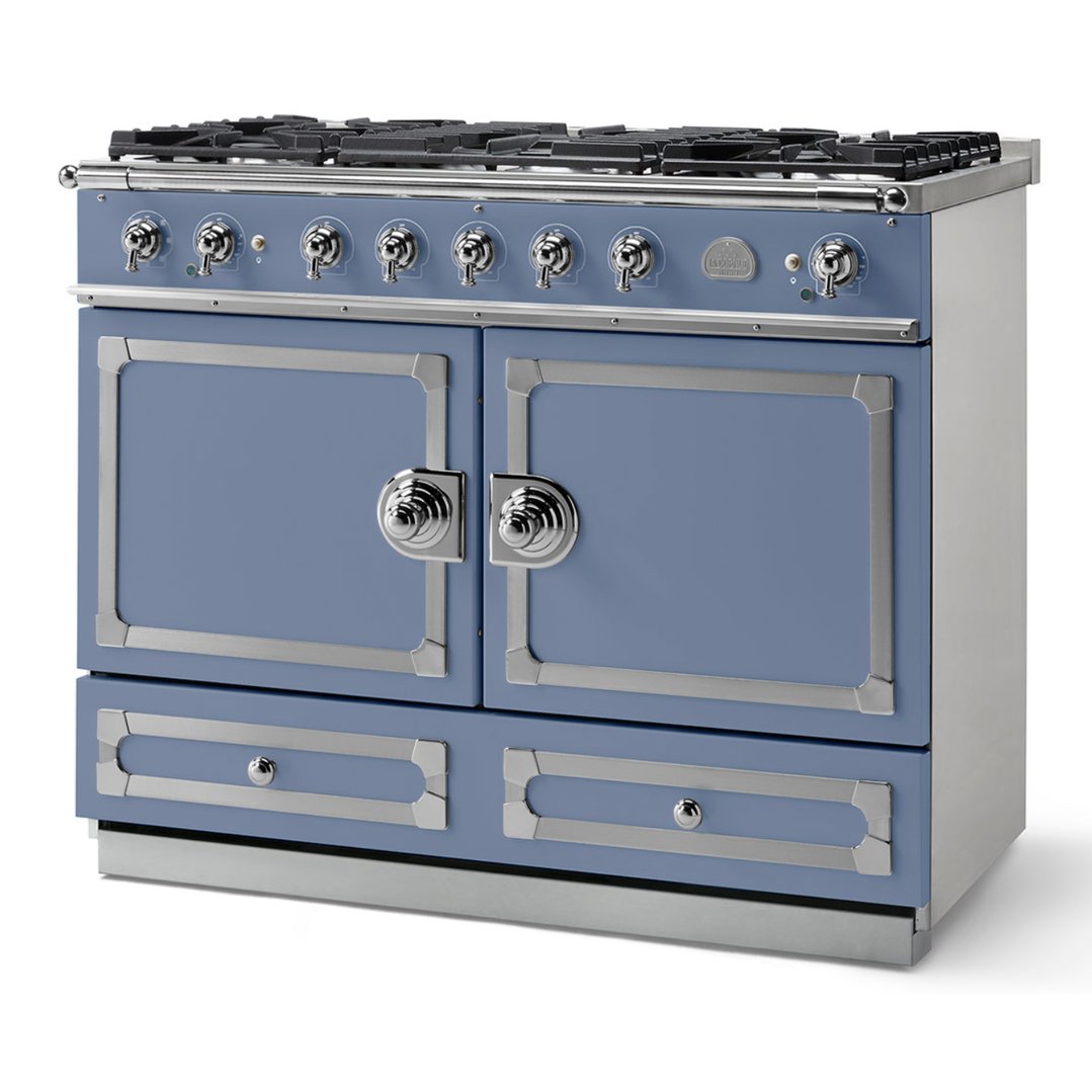 La Cornue Cornufé 110cm Dual Fuel Range Cooker - Paris Blue CFE110DFPB/N