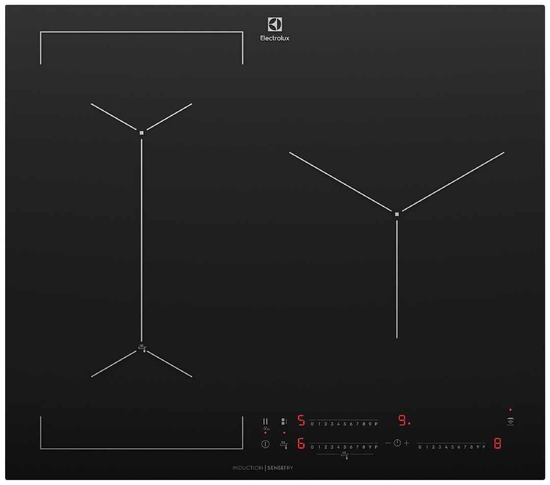 Electrolux 60cm UltimateTaste 700 3 Zone Induction Cooktop EHI635BE