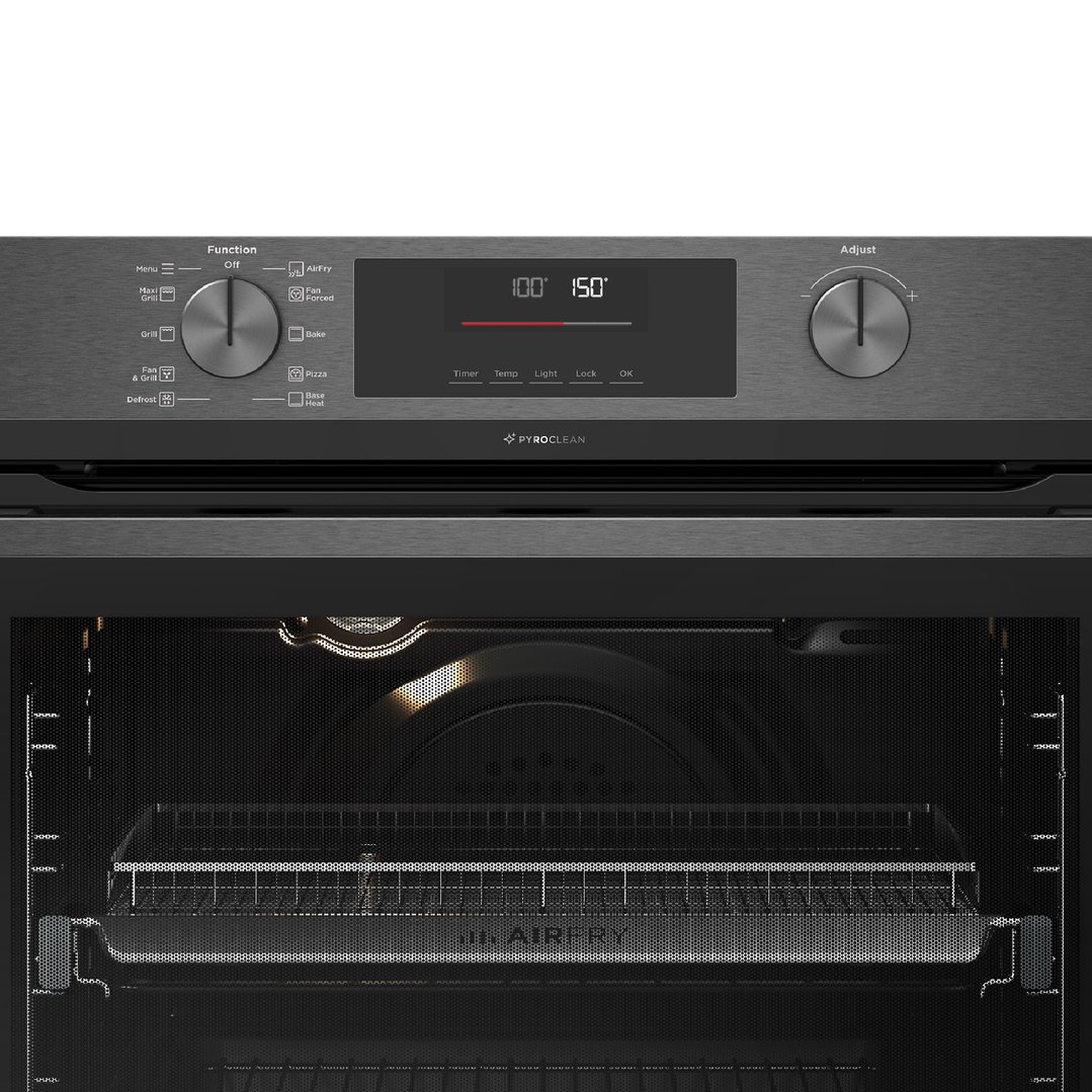 Westinghouse 60cm Multi-function 10 Pyrolytic Oven with Air Fry WVEP6716DD