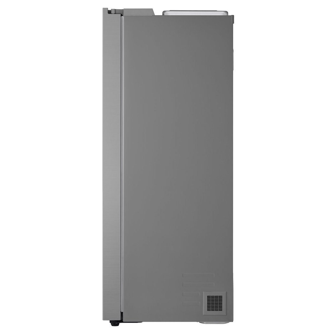 LG 641L Side by Side Fridge in Stainless Finish, Non-Plumbed GS-N599PL